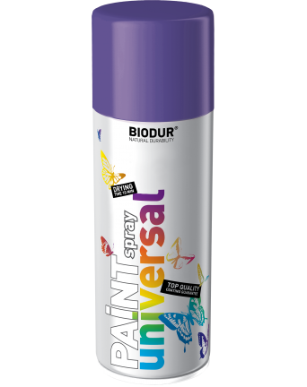 Universali aerozolinė emalė BIODUR, violetinė RAL4005, 400 ml
